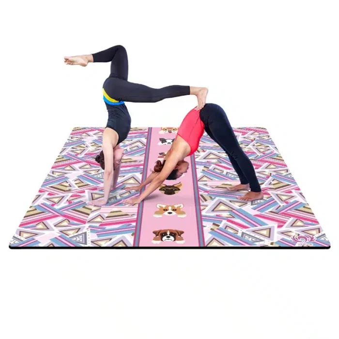 135cm Big Size Suede+Rubber Yoga Mat